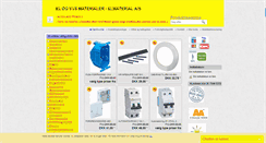 Desktop Screenshot of elmaterial.dk