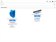 Tablet Screenshot of elmaterial.dk